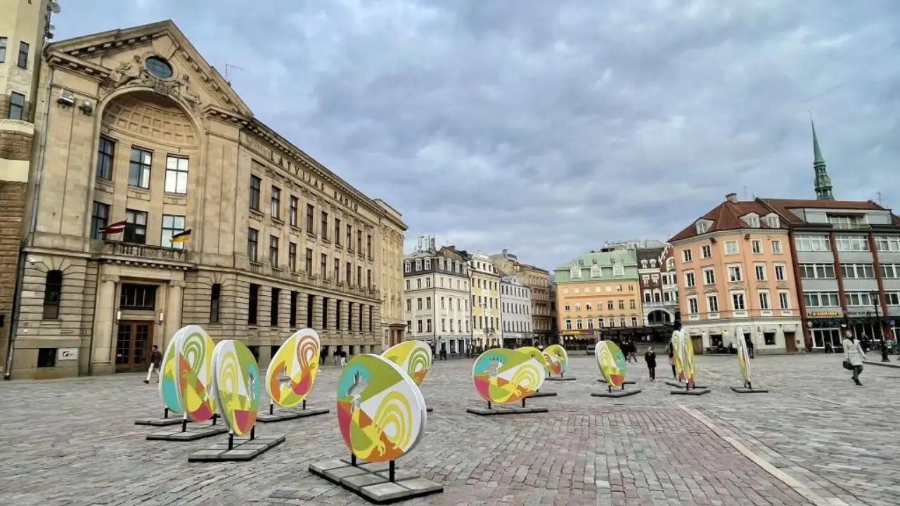 Páscoa na Letônia.
