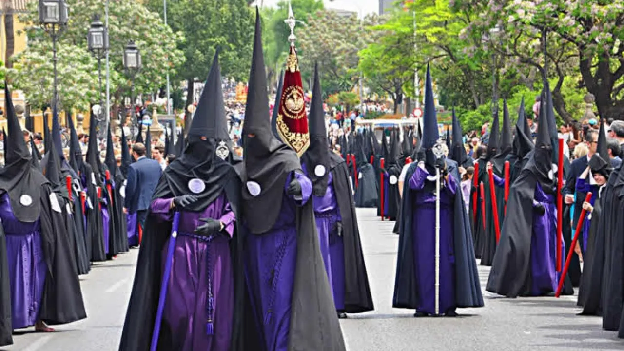 Os Nazarenos em Sevilha.