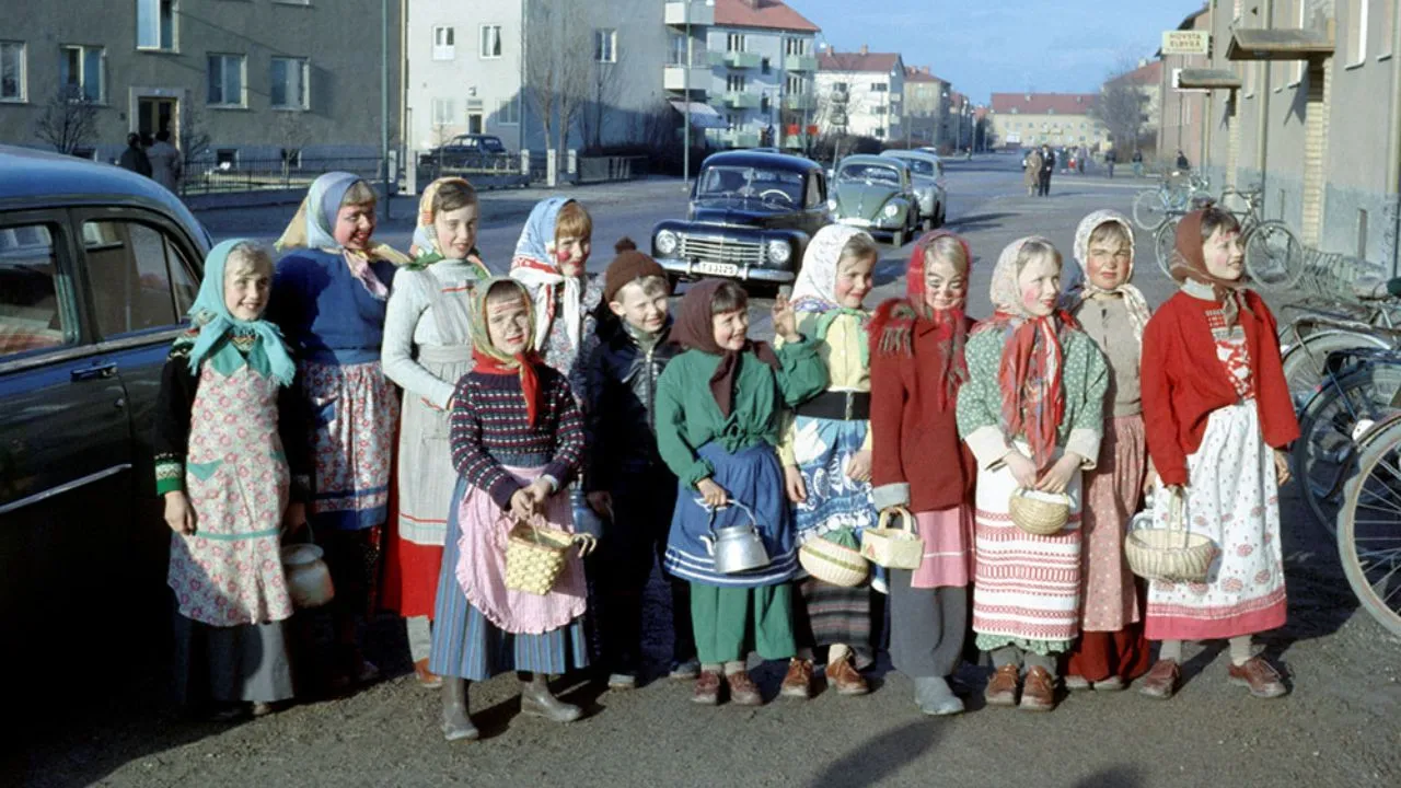 Costume de Páscoa na Suécia.